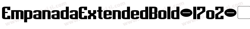 EmpanadaExtendedBold-l7oZ字体转换