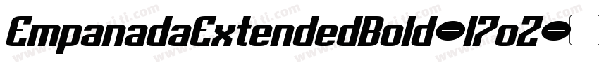 EmpanadaExtendedBold-l7oZ字体转换