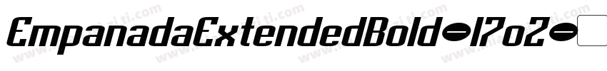 EmpanadaExtendedBold-l7oZ字体转换