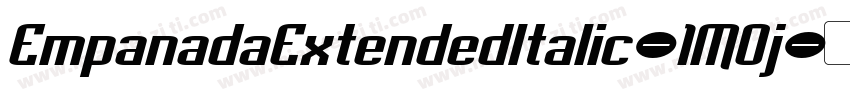 EmpanadaExtendedItalic-1MOj字体转换