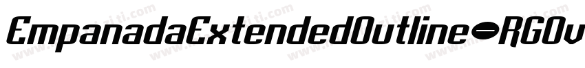 EmpanadaExtendedOutline-RGOv字体转换