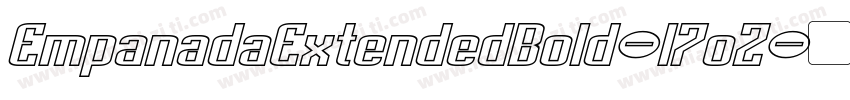 EmpanadaExtendedBold-l7oZ字体转换