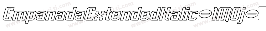 EmpanadaExtendedItalic-1MOj字体转换