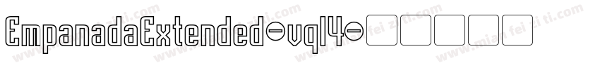 EmpanadaExtended-vql4字体转换