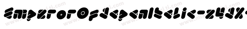 EmperorOfJapanItalic-z4JX字体转换