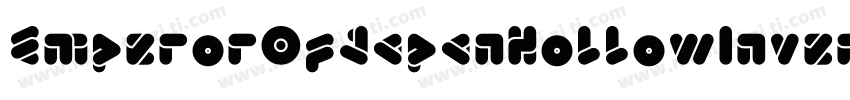 EmperorOfJapanHollowInverse-6rjx字体转换