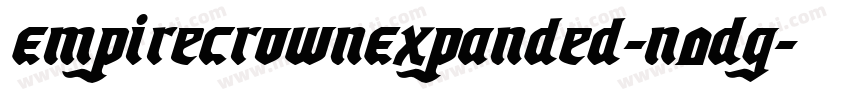 EmpireCrownExpanded-n0Dg字体转换