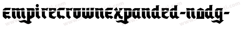 EmpireCrownExpanded-n0Dg字体转换