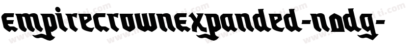 EmpireCrownExpanded-n0Dg字体转换