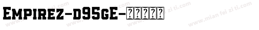 Empirez-d95gE字体转换