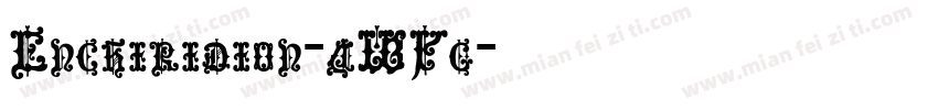 Enchiridion-aWXg字体转换