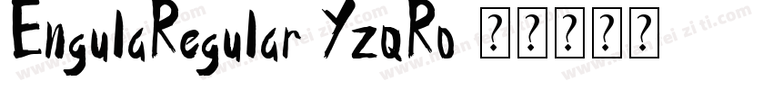 EngulaRegular-YzqRo字体转换