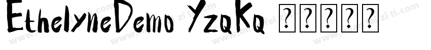 EthelyneDemo-YzqKq字体转换