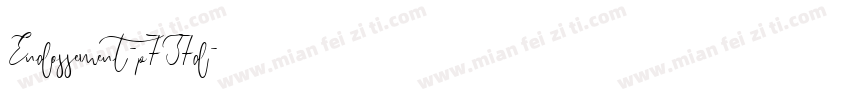 Endossement-p7Z7d字体转换