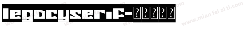 legacyserif字体转换