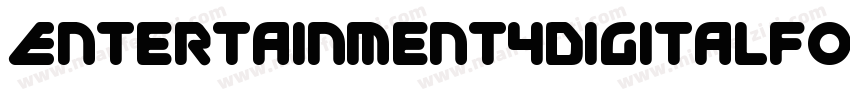 Entertainment4DigitalFont-YWBo字体转换