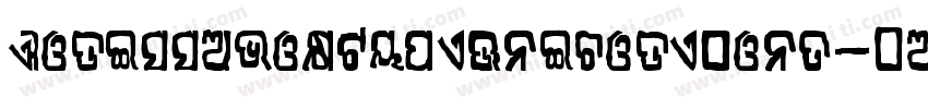EodissaBoxTypeUnicodeFont-0aBR字体转换