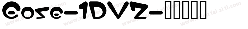 Eose-1DV2字体转换
