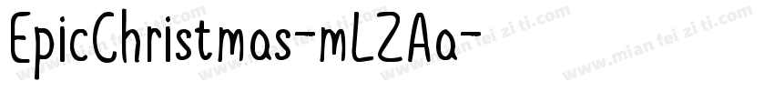 EpicChristmas-mLZAa字体转换