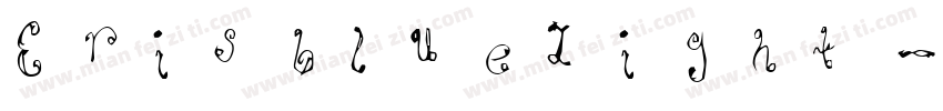 ErisblueLight-8M8vB字体转换