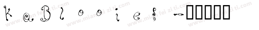 KaBlooie!字体转换