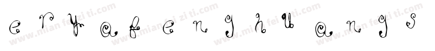 eryafenghuangshoush字体转换