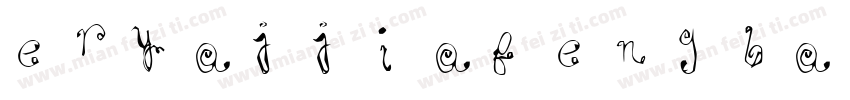 eryajjiafengbaoti字体转换