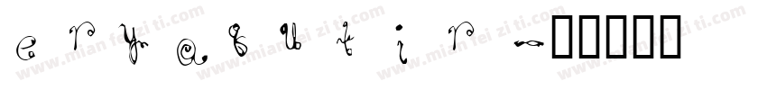eryaqutir字体转换