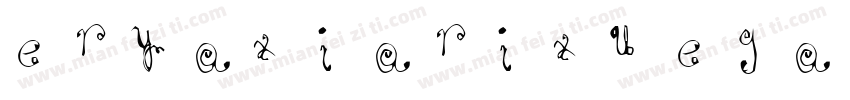 eryaxiarixuegaoti字体转换