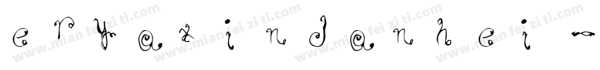 eryaxindanhei字体转换