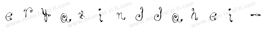 eryaxinddahei字体转换