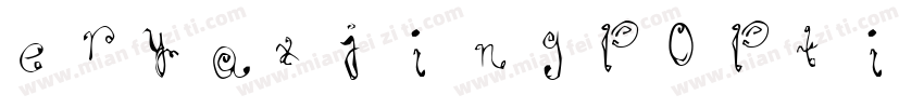 eryaxjingPOPti字体转换