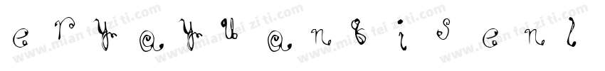 eryayuanqisenli字体转换