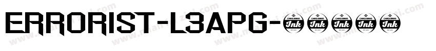Errorist-L3apg字体转换