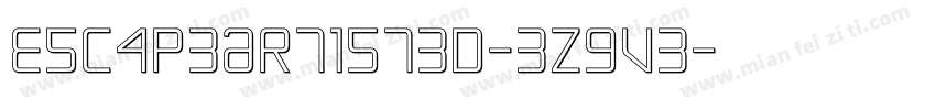EscapeArtist3D-eZ9V3字体转换