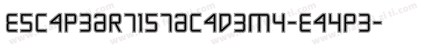EscapeArtistAcademy-Ea4Pe字体转换