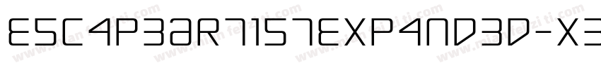 EscapeArtistExpanded-x3Rv5字体转换