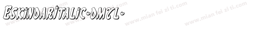 EskindarItalic-dmyl字体转换