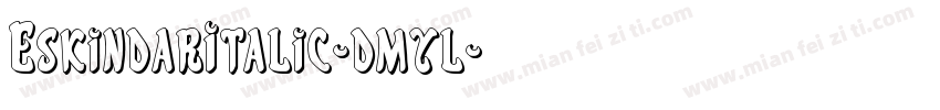 EskindarItalic-dmyl字体转换