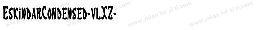 EskindarCondensed-vlXZ字体转换