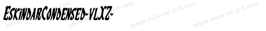 EskindarCondensed-vlXZ字体转换