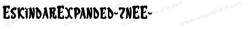 EskindarExpanded-7nEE字体转换