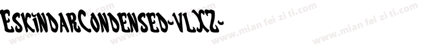 EskindarCondensed-vlXZ字体转换