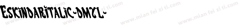 EskindarItalic-dmyl字体转换