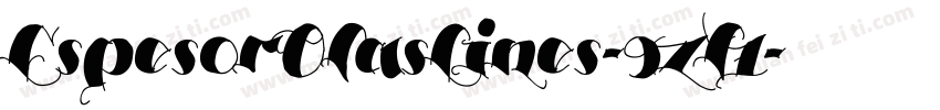 EspesorOlasLines-9zY7字体转换