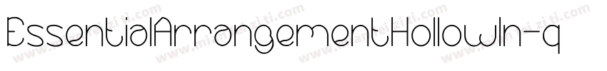 EssentialArrangementHollowIn-qwY1字体转换