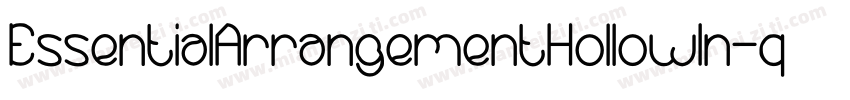 EssentialArrangementHollowIn-qwY1字体转换