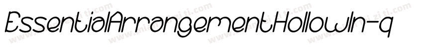 EssentialArrangementHollowIn-qwY1字体转换