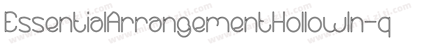 EssentialArrangementHollowIn-qwY1字体转换