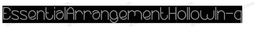 EssentialArrangementHollowIn-qwY1字体转换